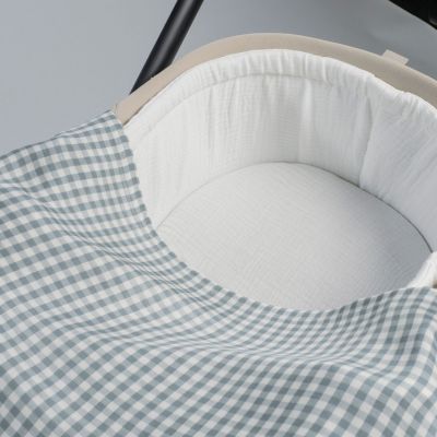 Lange Praliné Vichy Matcha (120x120 cm)